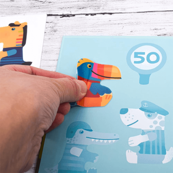 Djeco Atividades criativas com autocolantes removíveis - Carros - Mini-Me - Baby & Kids Store