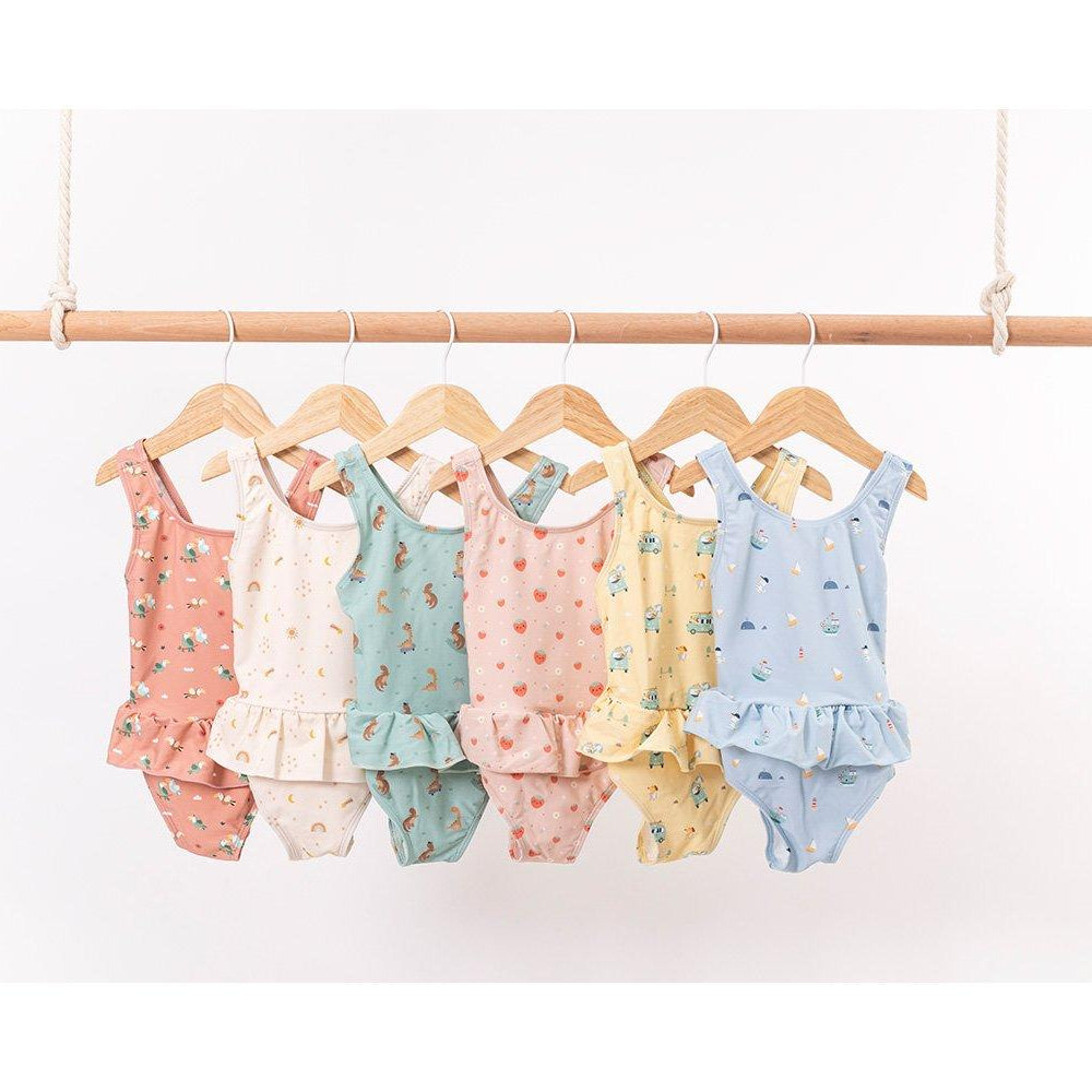 Fato de Banho Menina com Folhos - Toucan | Monneka - Mini-Me - Baby & Kids Store