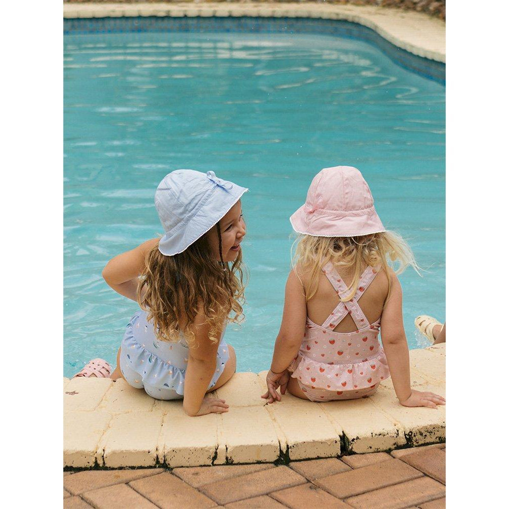 Fato de Banho Menina com Folhos - Strawberries | Monneka - Mini-Me - Baby & Kids Store