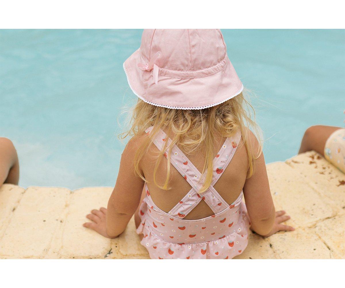 Fato de Banho Menina com Folhos - Strawberries | Monneka - Mini-Me - Baby & Kids Store