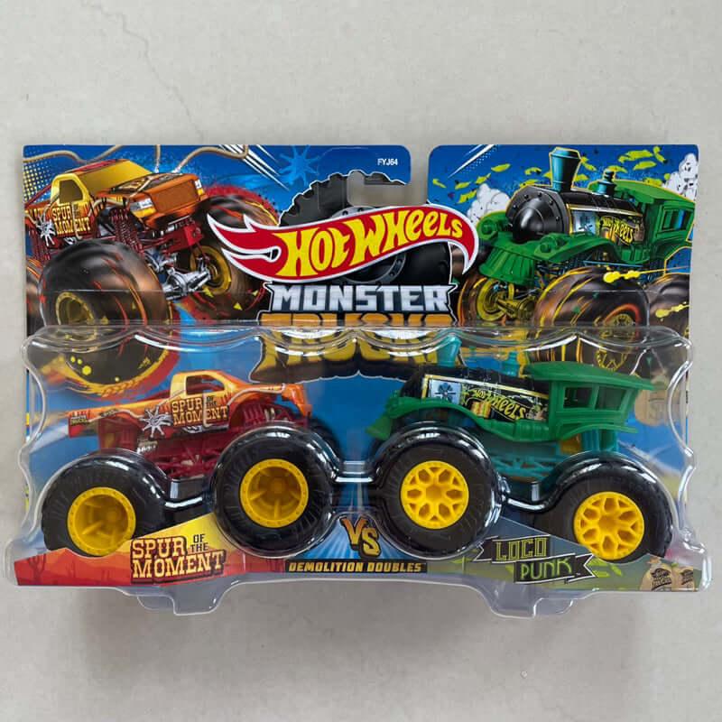Hot Wheels - Pack 2 Veículos Dupla Demolição Monster Trucks - Mini-Me - Baby & Kids Store