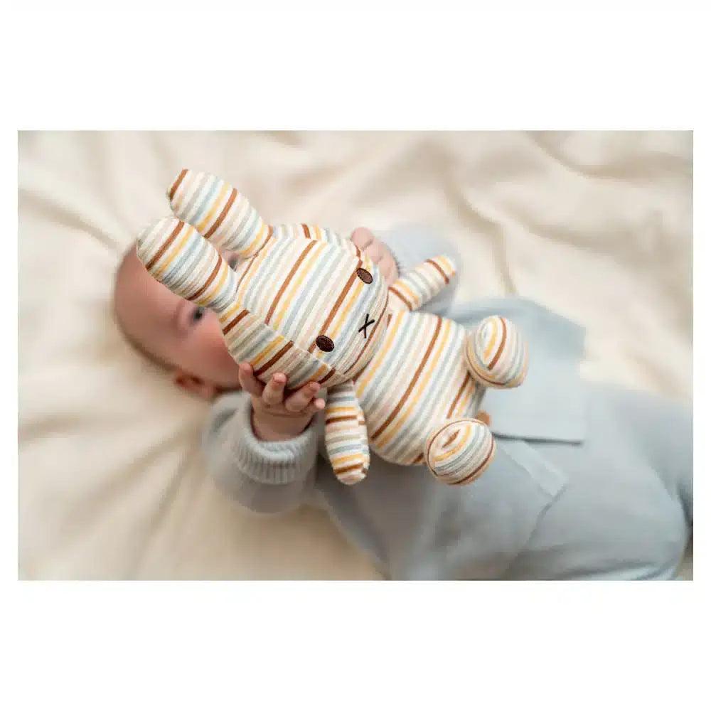 Peluche Bunny Miffy 25cm – Stripes all over | Little Dutch - Mini-Me - Baby & Kids Store