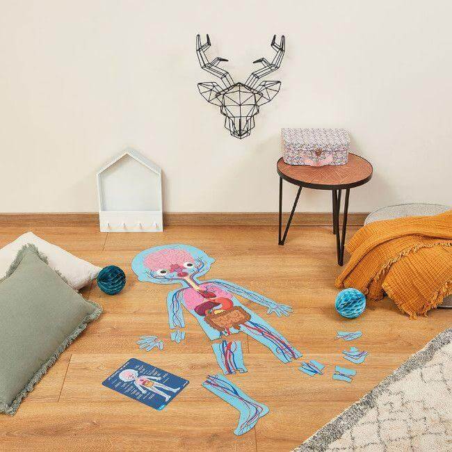 Puzzle Educativo gigante Corpo Humano | Janod - Mini-Me - Baby & Kids Store