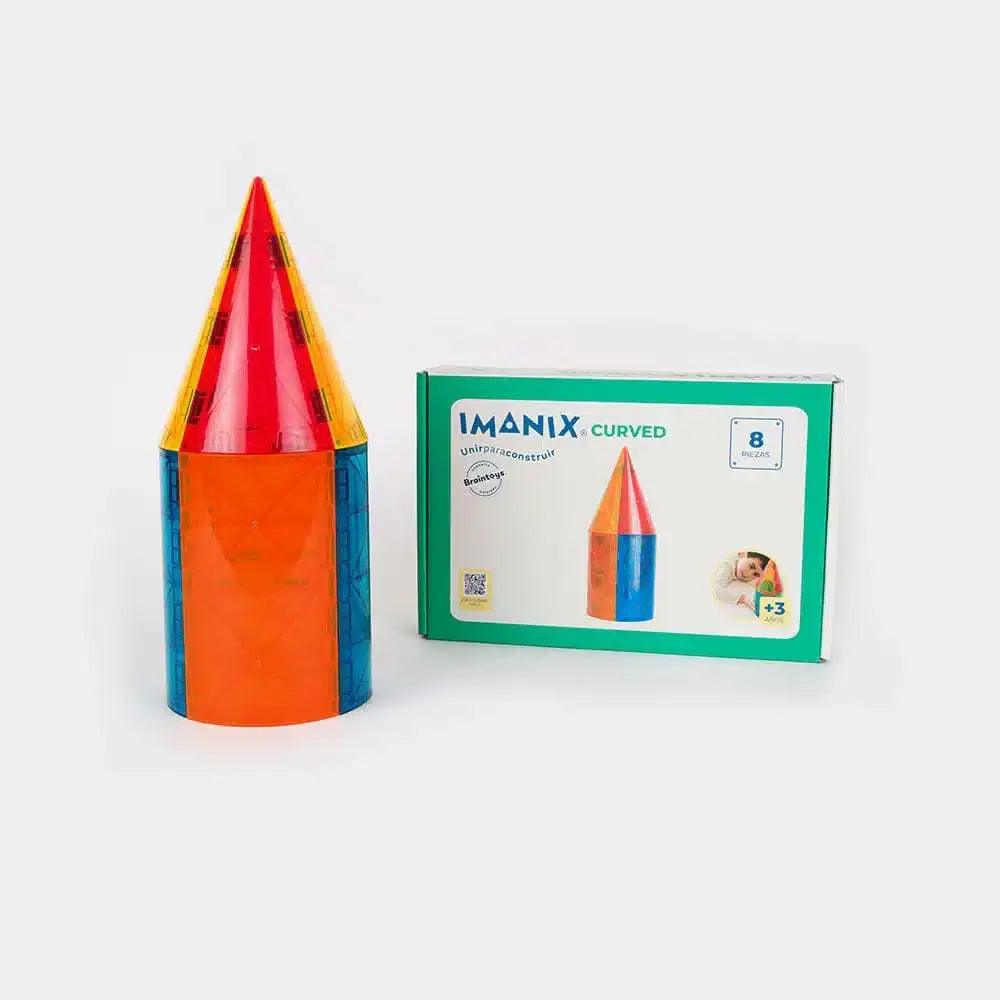 Imanix Curvas - 8 peças | BRAINTOYS - Mini-Me - Baby & Kids Store