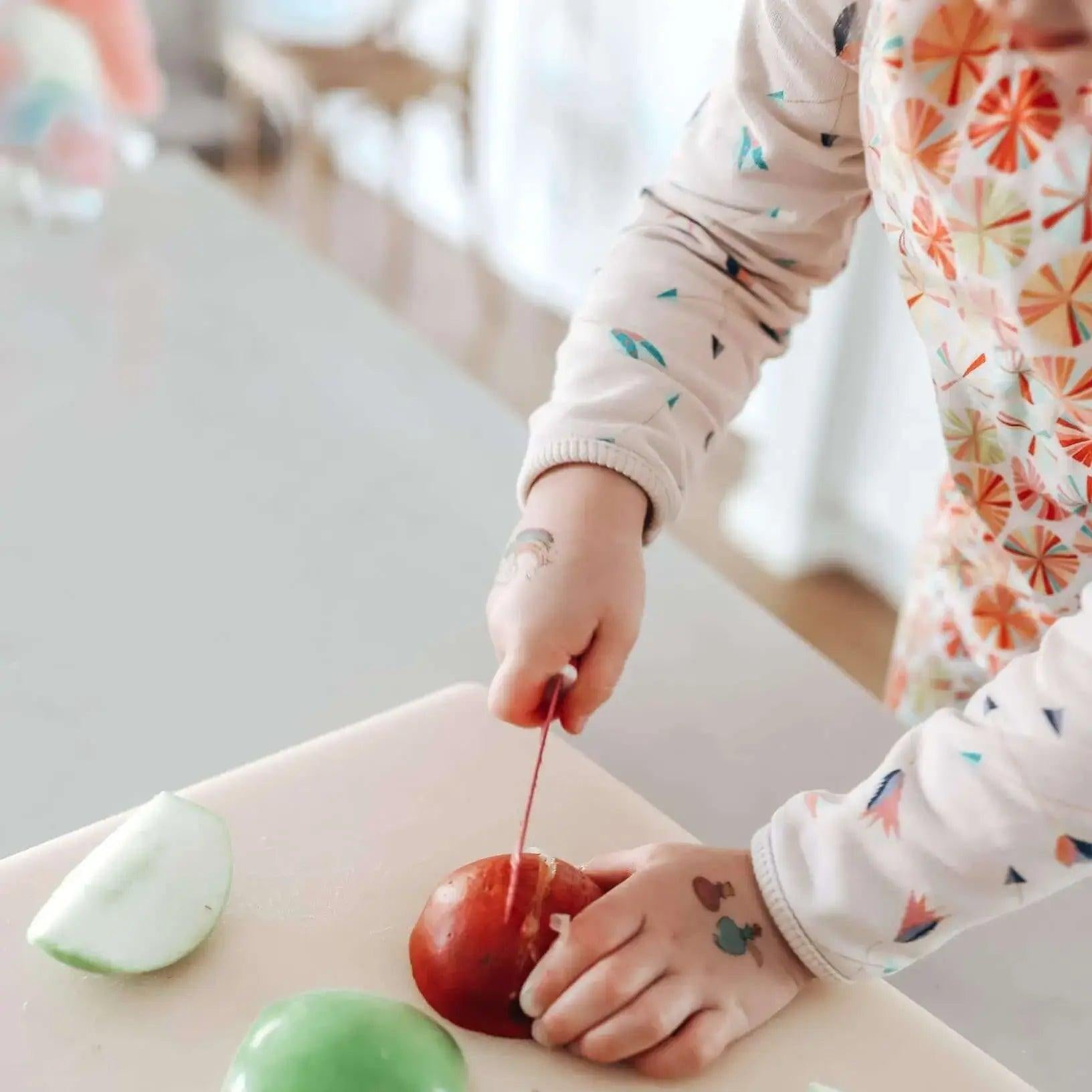 Kiddikutter - Faca de cozinha para autonomia da criança - Verde - Mini-Me - Baby & Kids Store