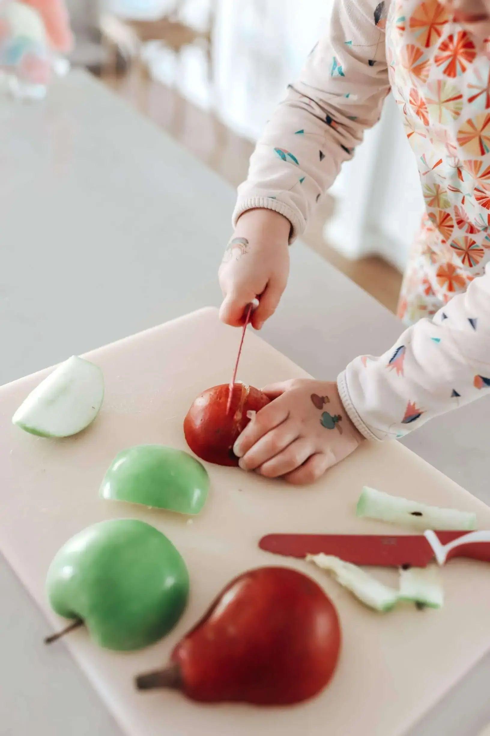 Kiddikutter - Faca de cozinha para autonomia da criança - Verde - Mini-Me - Baby & Kids Store