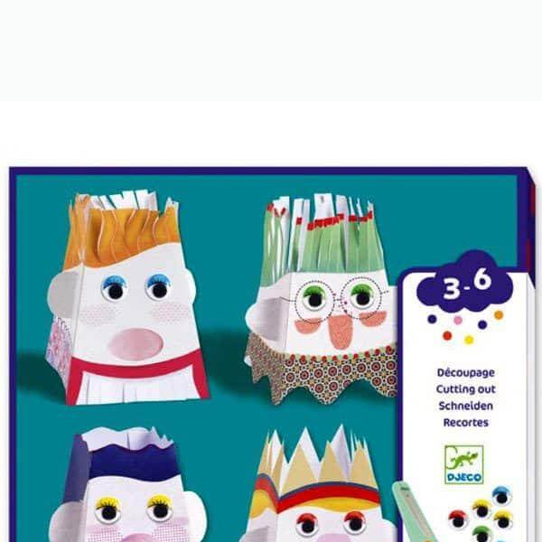 Recorta Personagens - Jogo de Colagens | Djeco - Mini-Me - Baby & Kids Store