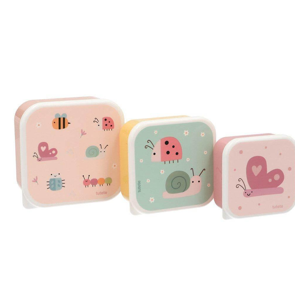 Tutete - Pack 3 caixas para alimentos Bugs - Mini-Me - Baby & Kids Store