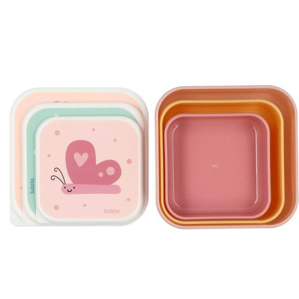 Tutete - Pack 3 caixas para alimentos Bugs - Mini-Me - Baby & Kids Store