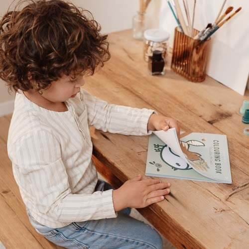 Livro de Colorir entre Linhas Forest Friends | Little Dutch - Mini-Me - Baby & Kids Store
