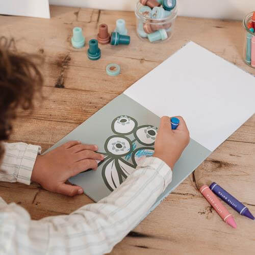 Livro de Colorir entre Linhas Forest Friends | Little Dutch - Mini-Me - Baby & Kids Store