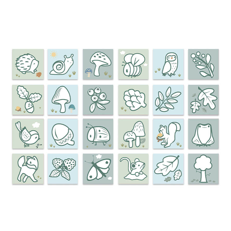 Livro de Colorir entre Linhas Forest Friends | Little Dutch - Mini-Me - Baby & Kids Store