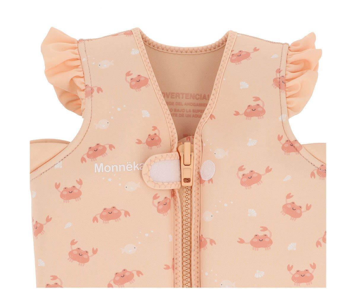 Colete de flutuação 3-6 anos - Crab Coral | Monneka - Mini-Me - Baby & Kids Store