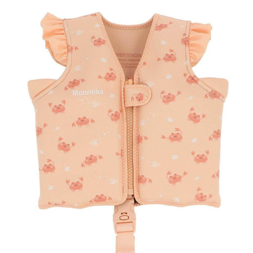 Colete de flutuação 3-6 anos - Crab Coral | Monneka - Mini-Me - Baby & Kids Store