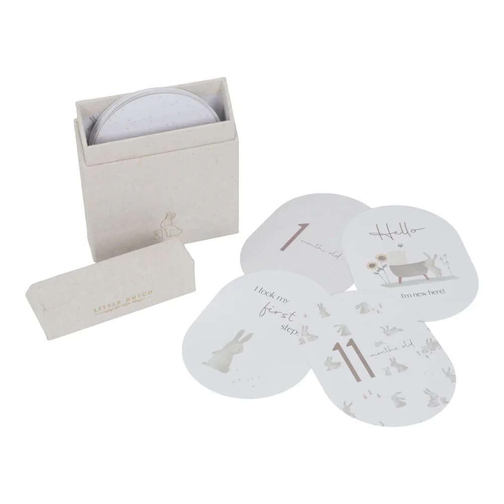 Cartões de Crescimento Baby Bunny FSC - Little Dutch - Mini-Me - Baby & Kids Store