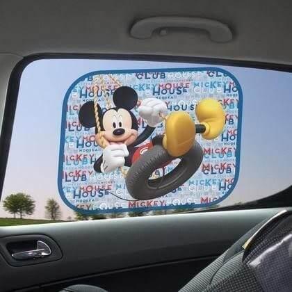 Para Sol Auto lateral - Mickey 2 peças - Mini-Me - Baby & Kids Store