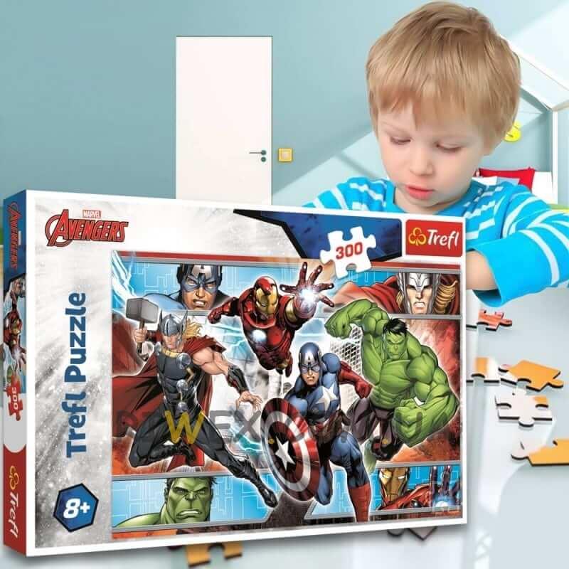 Puzzle Avengers 300 peças | TREFL - Mini-Me - Baby & Kids Store