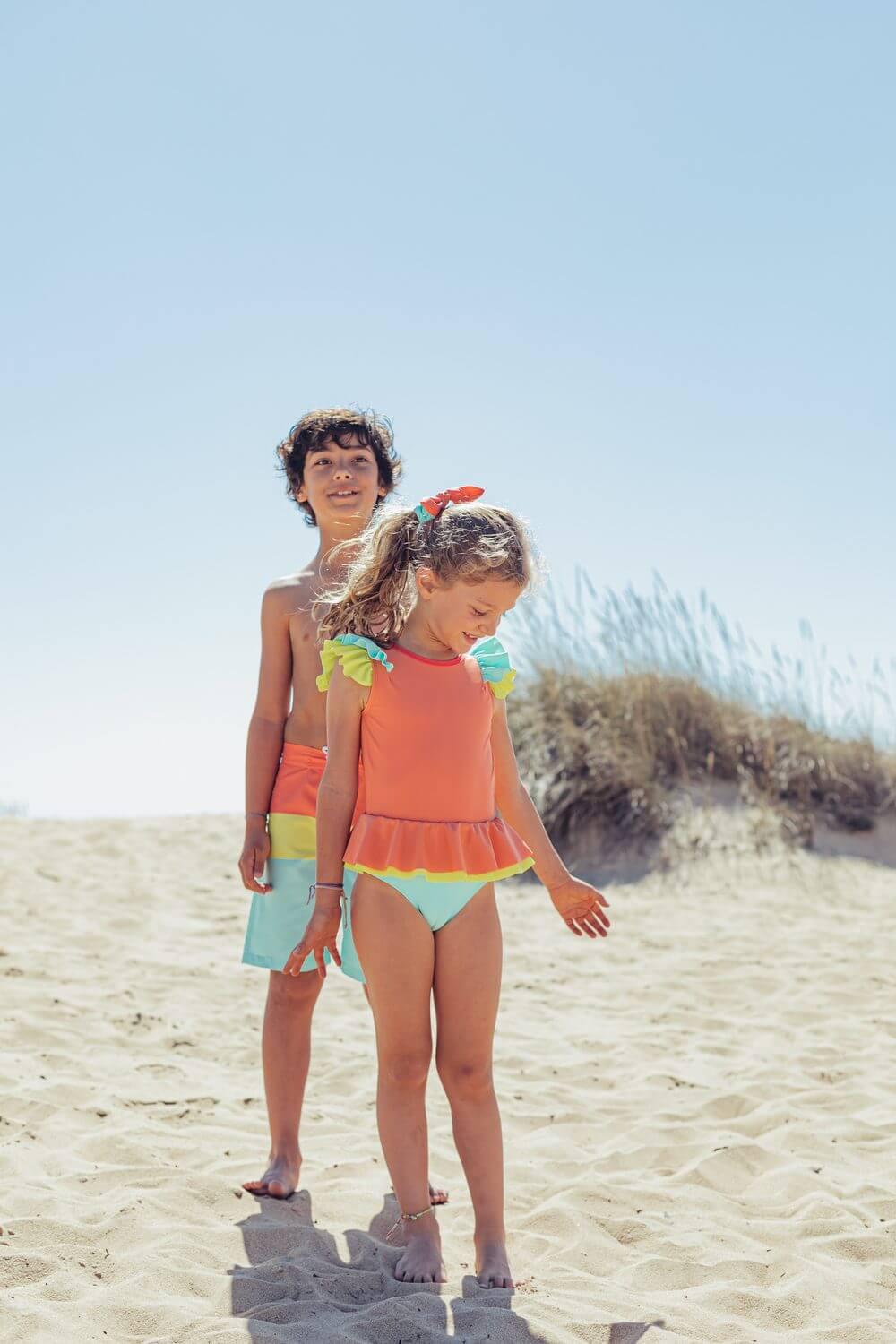 Fato de banho de menina – Candy Colors | Paper Boat - Mini-Me - Baby & Kids Store