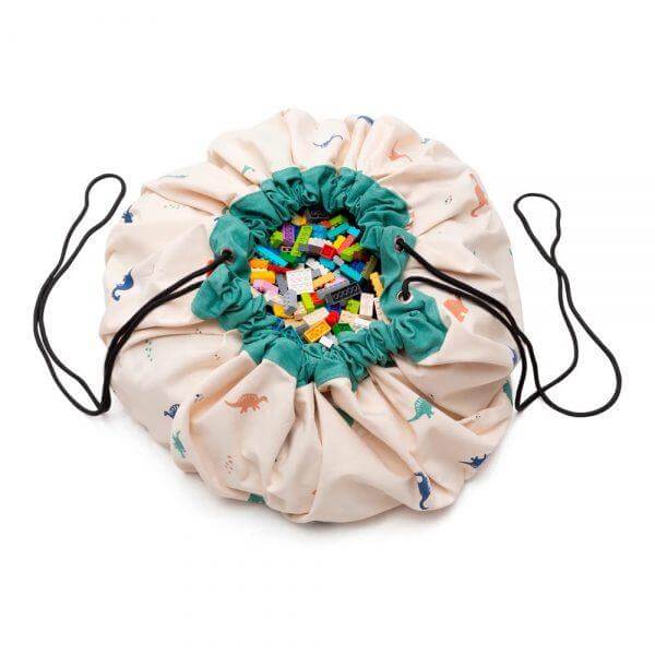 Saco de arrumação/ Tapete - Dinossauros | Play&Go - Mini-Me - Baby & Kids Store