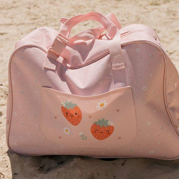 Saco de Praia Anti-Areia Monnëka - Strawberries - Mini-Me - Baby & Kids Store