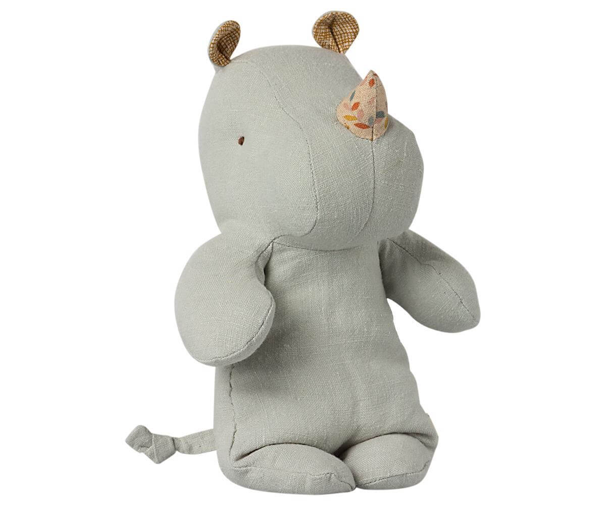 Rinoceronte Pequeno - Amigos do Safari "pigeon blue" | Maileg - Mini-Me - Baby & Kids Store