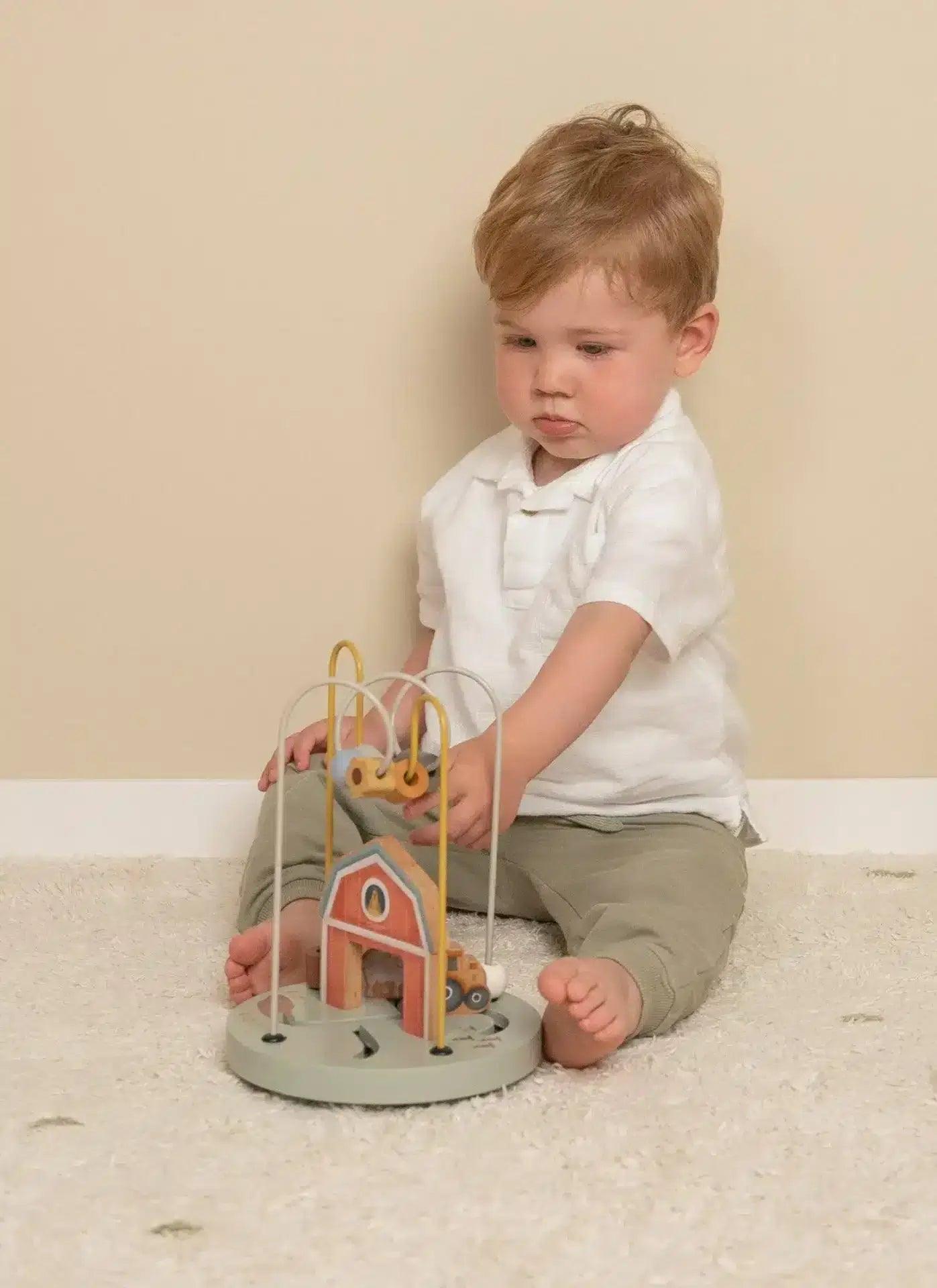 Espiral de Atividades em madeira - Little Farm | Little Dutch - Mini-Me - Baby & Kids Store