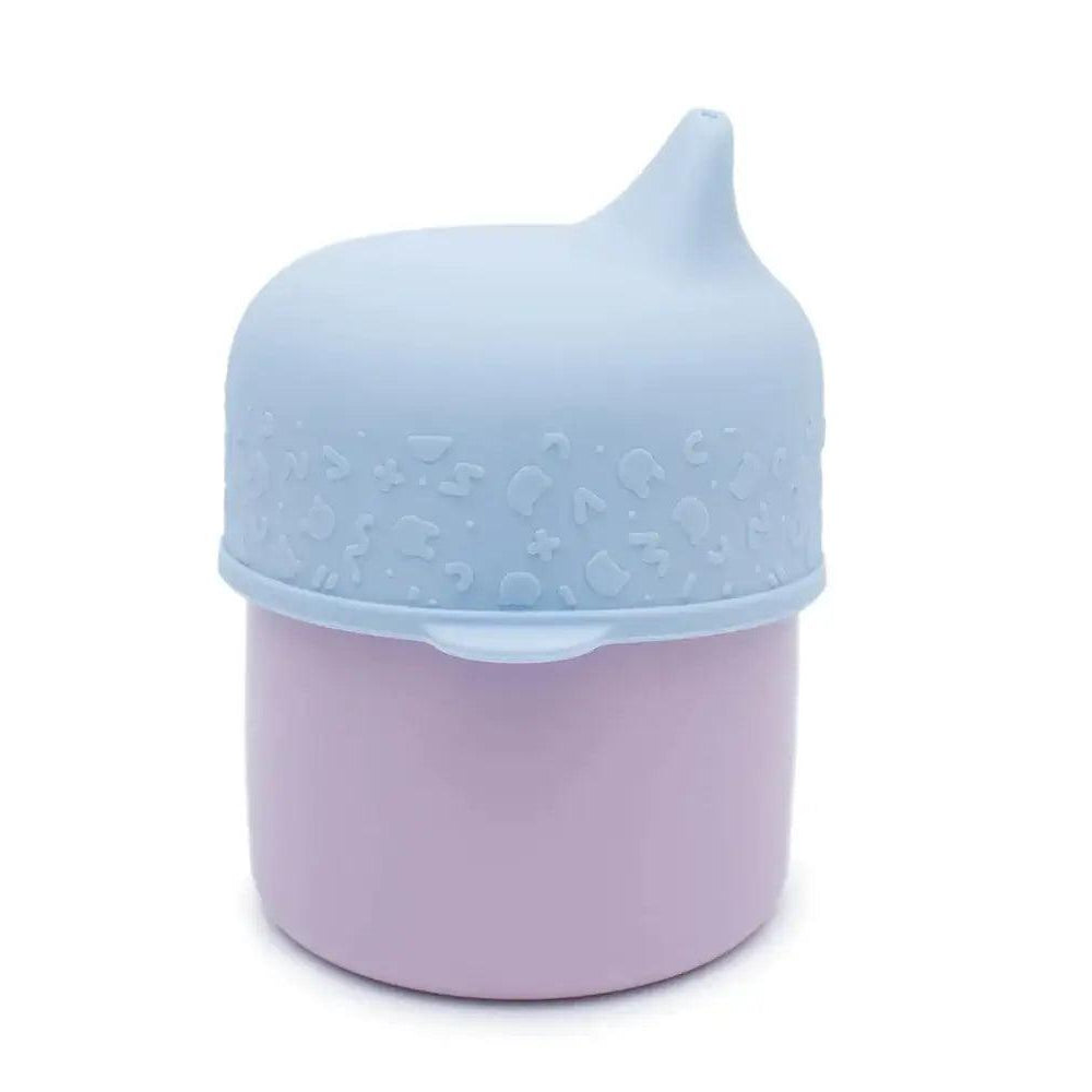 Tampa com palhinha para Copo Sippie Powder Blue - Mini-Me - Baby & Kids Store