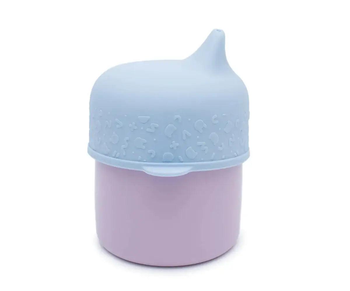 Tampa com palhinha para Copo Sippie Powder Blue - Mini-Me - Baby & Kids Store
