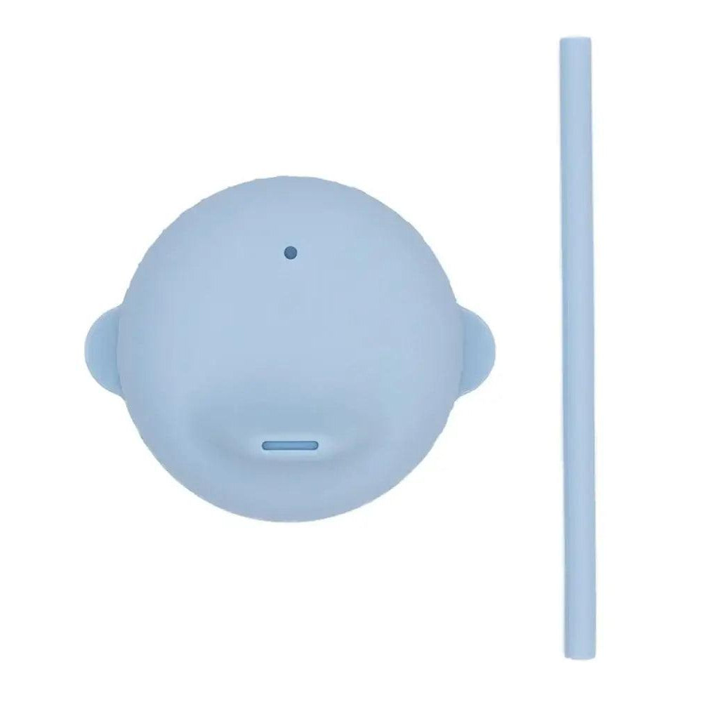Tampa com palhinha para Copo Sippie Powder Blue - Mini-Me - Baby & Kids Store