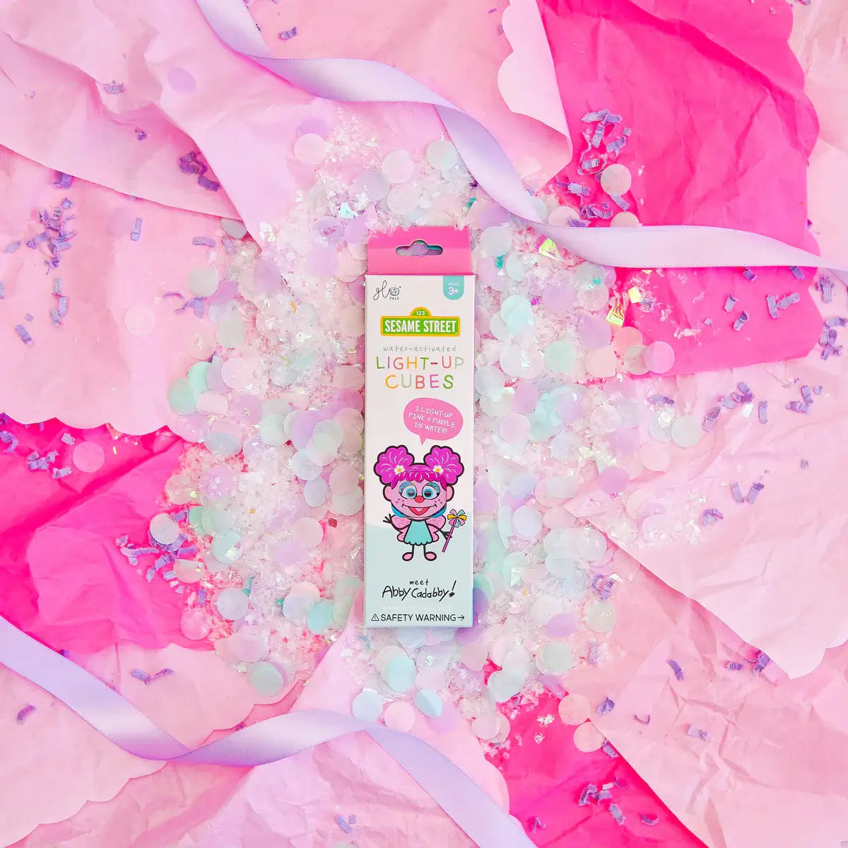 Glo Pals Rua Césamo - Abby Cadabby | Cubo Luminoso Rosa - Mini-Me - Baby & Kids Store