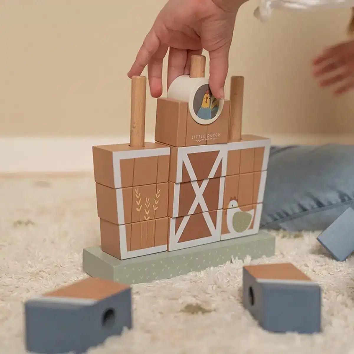 Quinta de empilhar - Little Farm | Little Dutch - Mini-Me - Baby & Kids Store