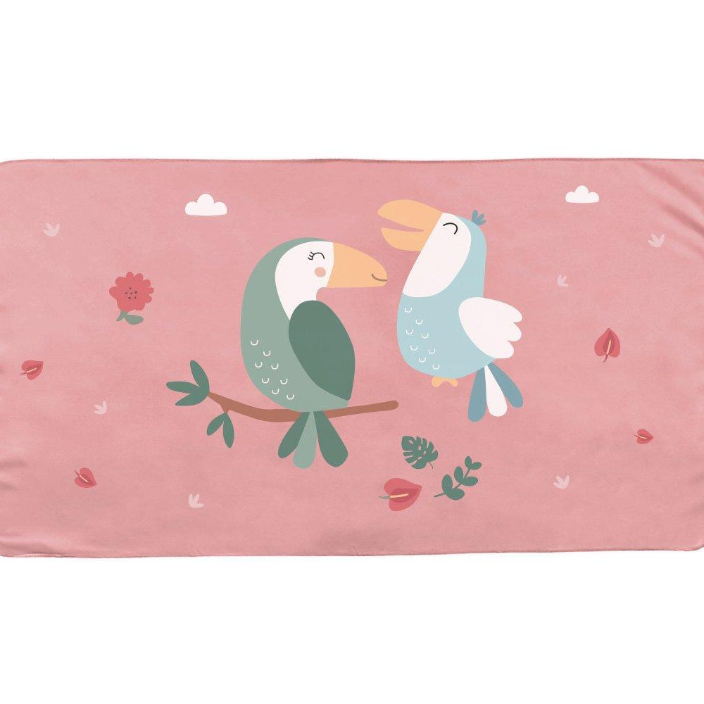 Toalha de Praia Microfibra Monnëka - Toucan - Mini-Me - Baby & Kids Store