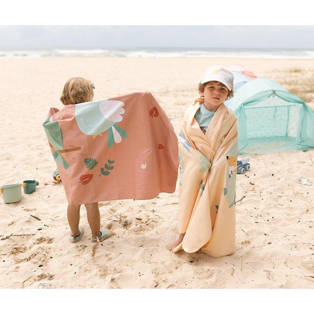 Toalha de Praia Microfibra Monnëka - Toucan - Mini-Me - Baby & Kids Store