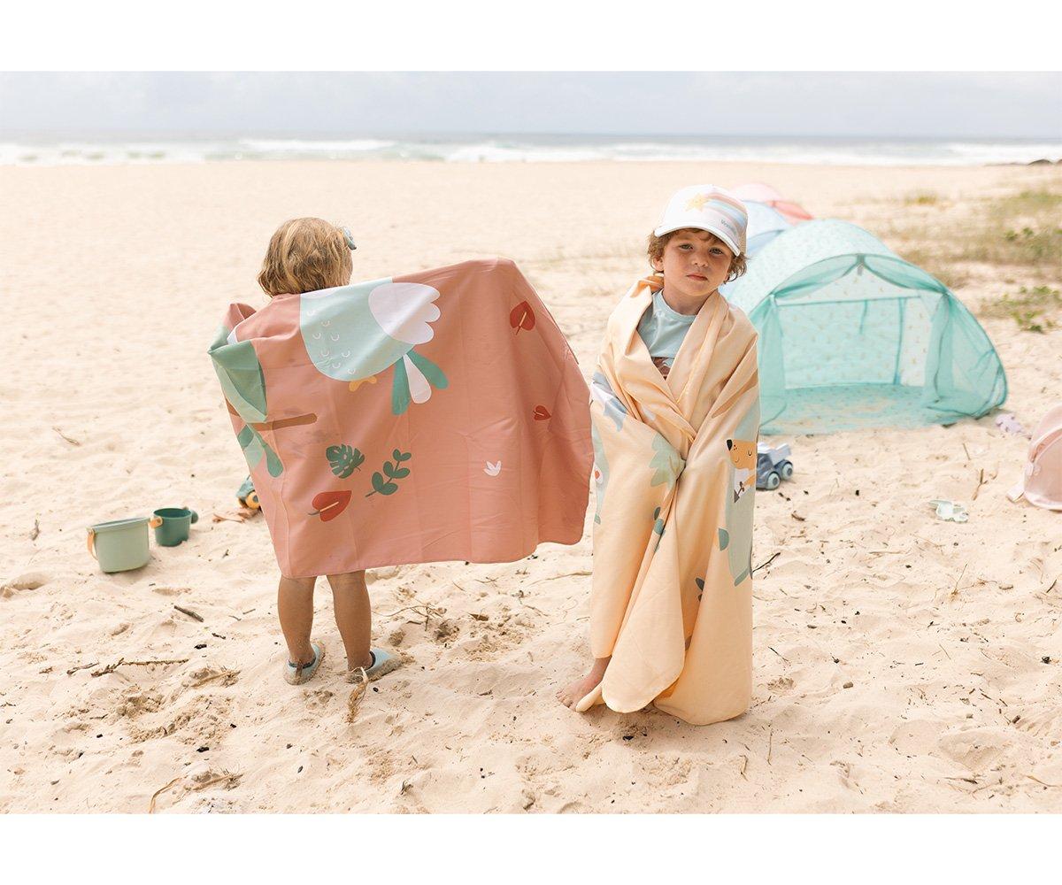 Toalha de Praia Microfibra Monnëka - Toucan - Mini-Me - Baby & Kids Store