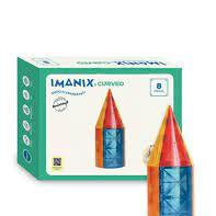 Imanix Curvas - 8 peças | BRAINTOYS - Mini-Me - Baby & Kids Store