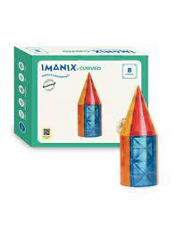 Imanix Curvas - 8 peças | BRAINTOYS - Mini-Me - Baby & Kids Store