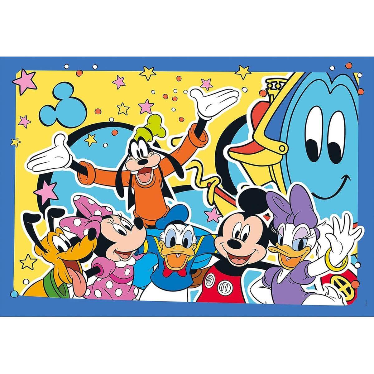 Puzzle Mickey 2X20 - Clementoni featuring Mickey and friends in a colorful, fun design for kids.