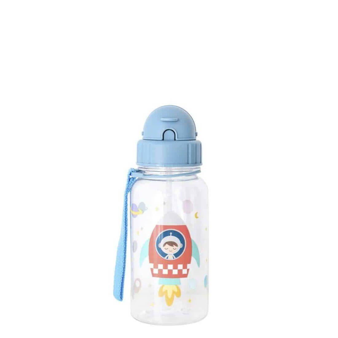 Garrafa com palhinha em tritan - Planetas | Tutete - Mini-Me - Baby & Kids Store