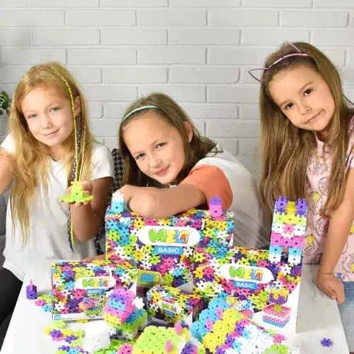 Blocos de construção Basic - 300 peças - Pastel | MELI - Mini-Me - Baby & Kids Store