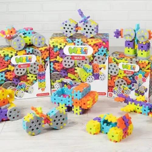 Blocos de construção MAXI Construtor - 70 peças | MELI - Mini-Me - Baby & Kids Store