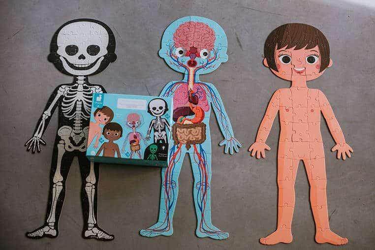 Puzzle Educativo gigante Corpo Humano | Janod - Mini-Me - Baby & Kids Store