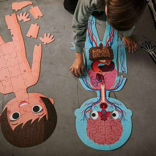 Puzzle Educativo gigante Corpo Humano | Janod - Mini-Me - Baby & Kids Store