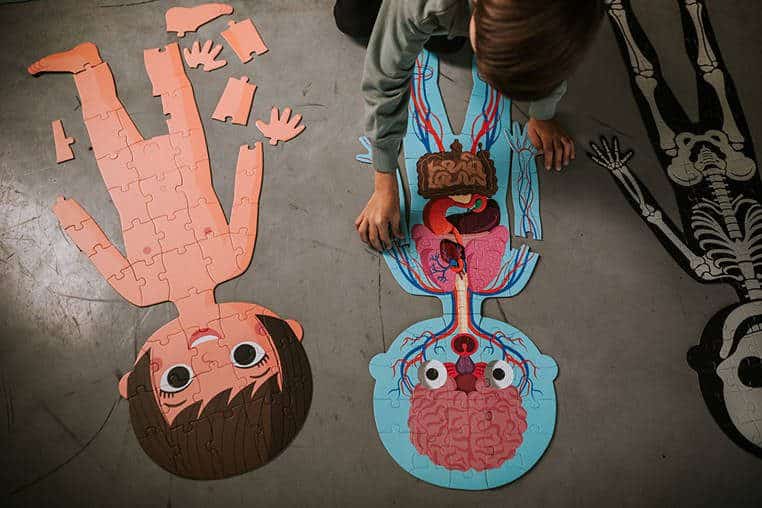 Puzzle Educativo gigante Corpo Humano | Janod - Mini-Me - Baby & Kids Store