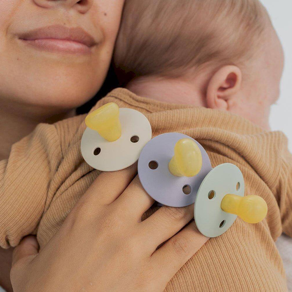 2 Chupetas BIBS Colour Fisiológica Ivory/Blush - Mini-Me - Baby & Kids Store
