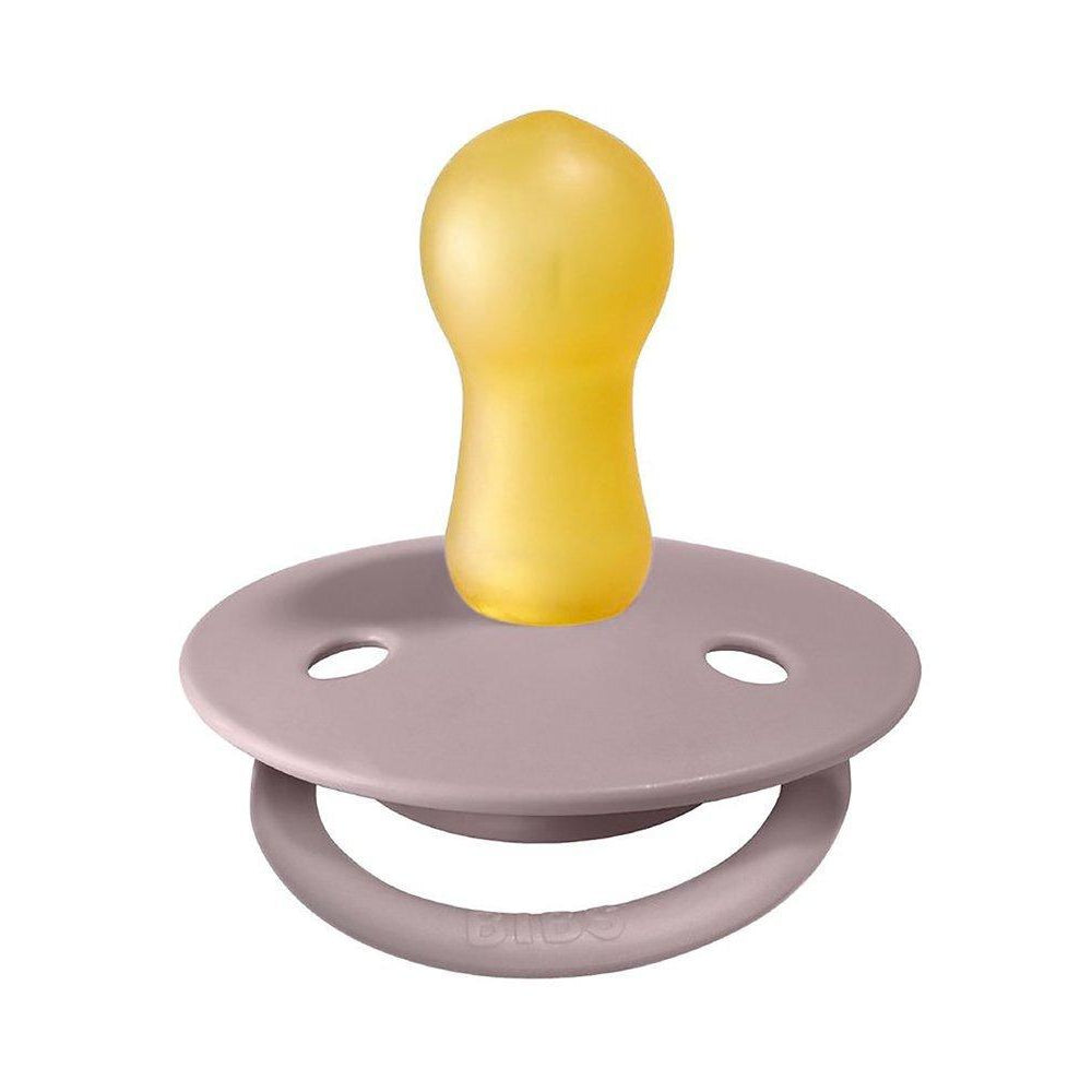 2 chupetas BIBS De Lux látex "Lilac/heather" - Mini-Me - Baby & Kids Store