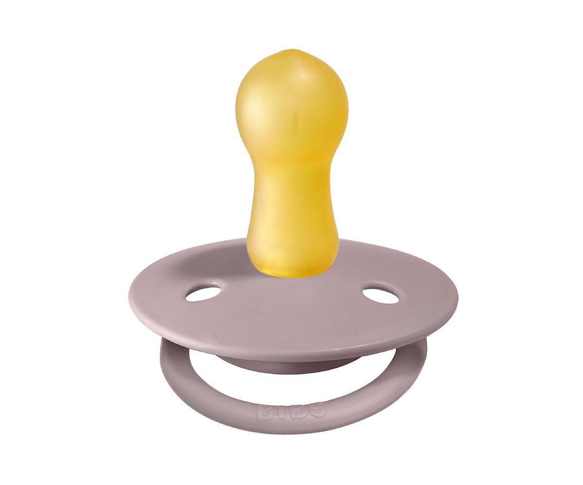 2 chupetas BIBS De Lux látex "Lilac/heather" - Mini-Me - Baby & Kids Store