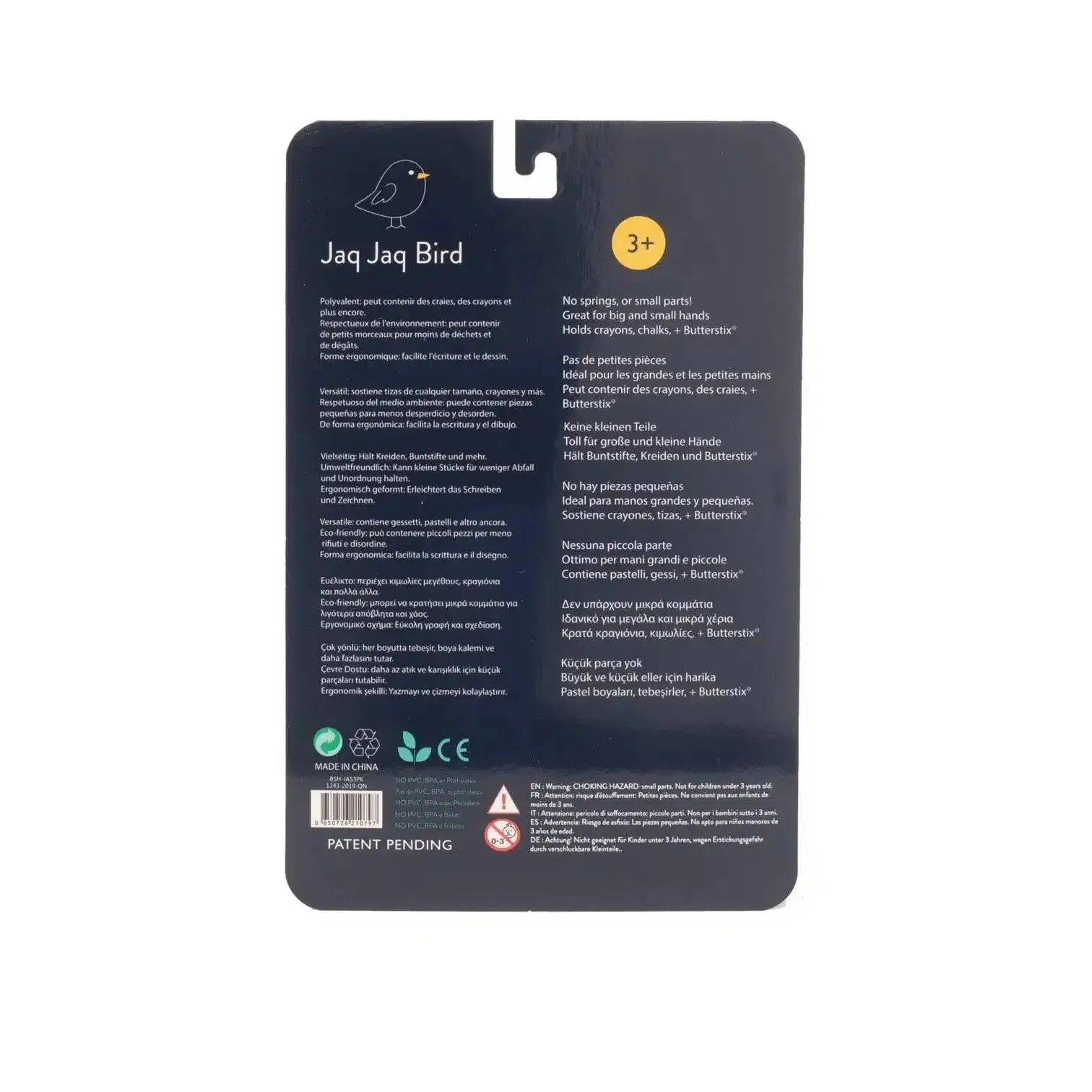 3 Porta Giz ButterStix – Jaq Jaq Bird - Mini-Me - Baby & Kids Store