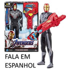 Figura Iron Man com Lançador (som espanhol) - Avengers Mini-Me - Baby & Kids Store