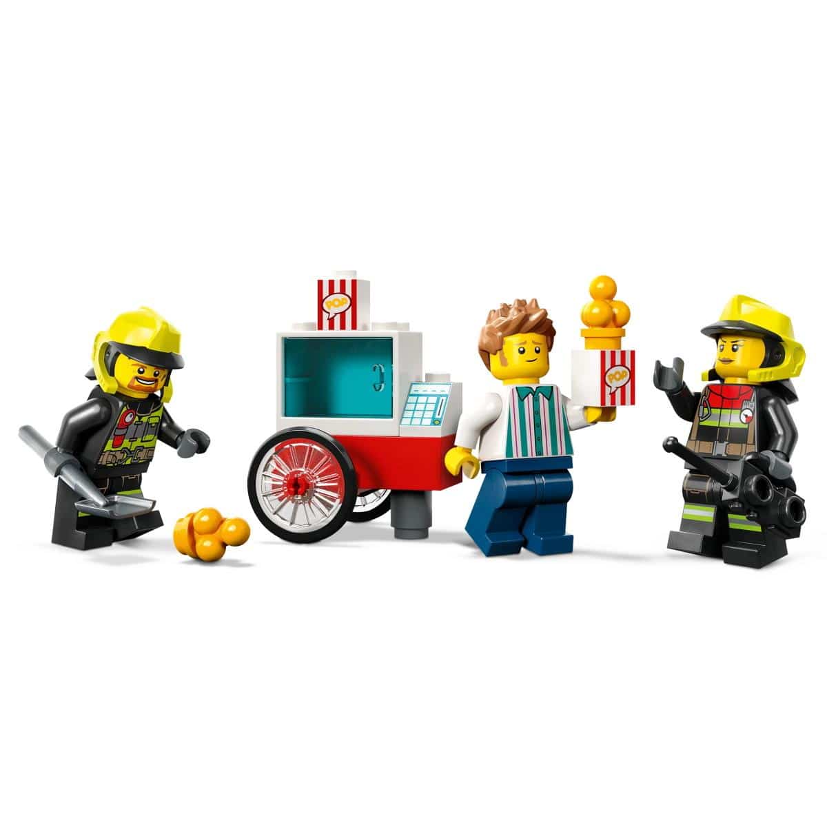 LEGO City Quartel e Camião dos Bombeiros - set divertido com três minifiguras LEGO City Quartel e Camião dos Bombeiros - set divertido com três minifiguras