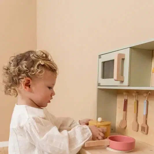 Cozinha de madeira - menta FSC | Little Dutch Mini-Me - Baby & Kids Store